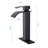 Waterfall Spout Bathroom Faucet, Matte Black Appearance, Single Handle Function For Efficient Water Use, Fabricated With Stainless Steel Faucet Spout, Convenience, A Quality Bath
