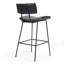 Ensemble de 2 tabourets de bar Palgrave avec pieds en métal noir-2086312953-2086312952
