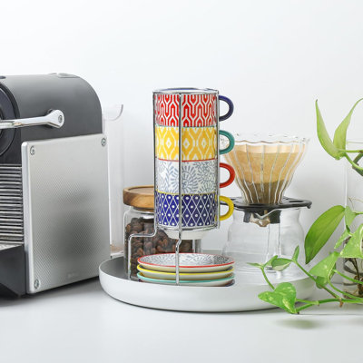Stackable espresso cups
