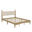 Grand lit plateforme en bois