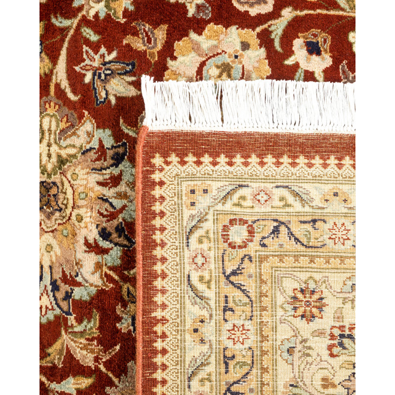 Classic One-of-a-Kind 9' 1" X 12' 1" Hand Knotted Area Rug