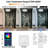 6 - Light Dimmable LED Chandelier 2700K-6000K