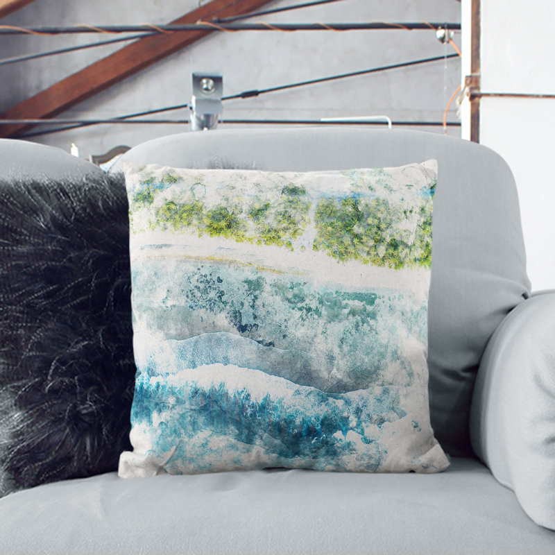 Square Throw Cushion, 55cm H x 55cm W x 20cm D