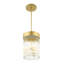 Luminaire suspendu cylindrique simple à 3 lumières avec détails en cristal Bamey-1377799024