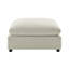 Tissu beige Cassandra Repose-pieds carré-1356466434