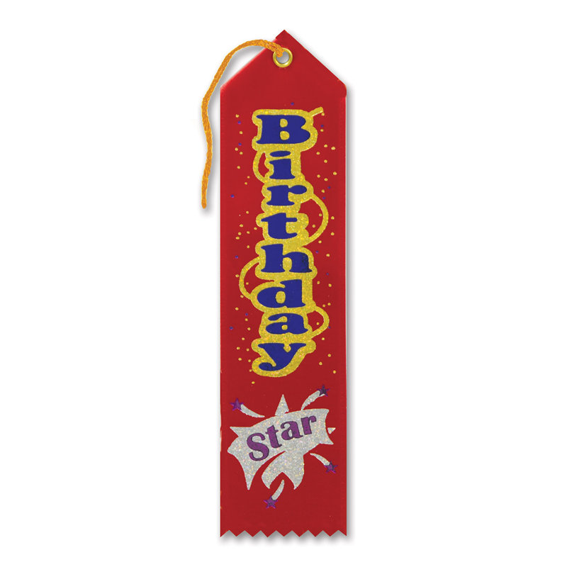 Ruban «Birthday Star Award»