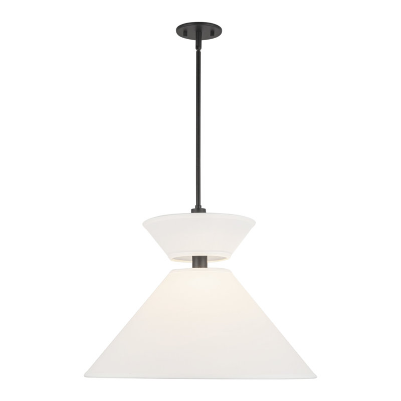Chapelle 1 - Light Single Pendant, Matte Black