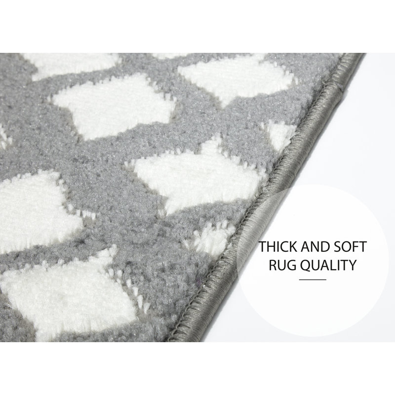 Tapis d'escalier Salas, Gris