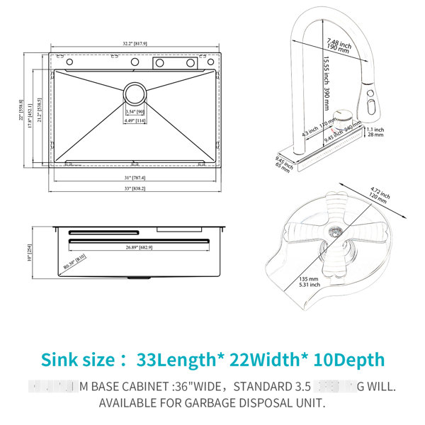 Dimensions du produit