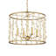 Adagio 4 - Light Wrought Iron/Crystal Chandelier