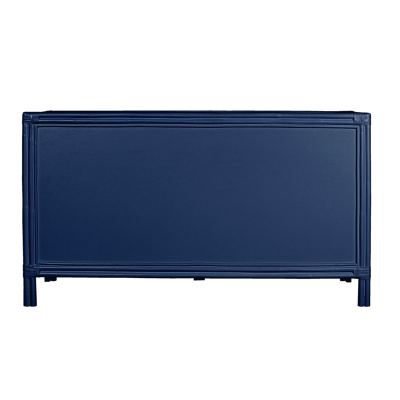 Aruba 8 - Drawer Dresser, Navy Blue/Black