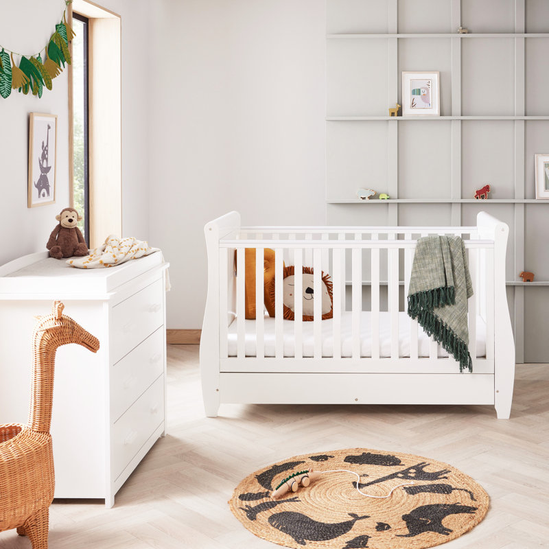 Stella 2-Piece Nursery Furniture Set, White