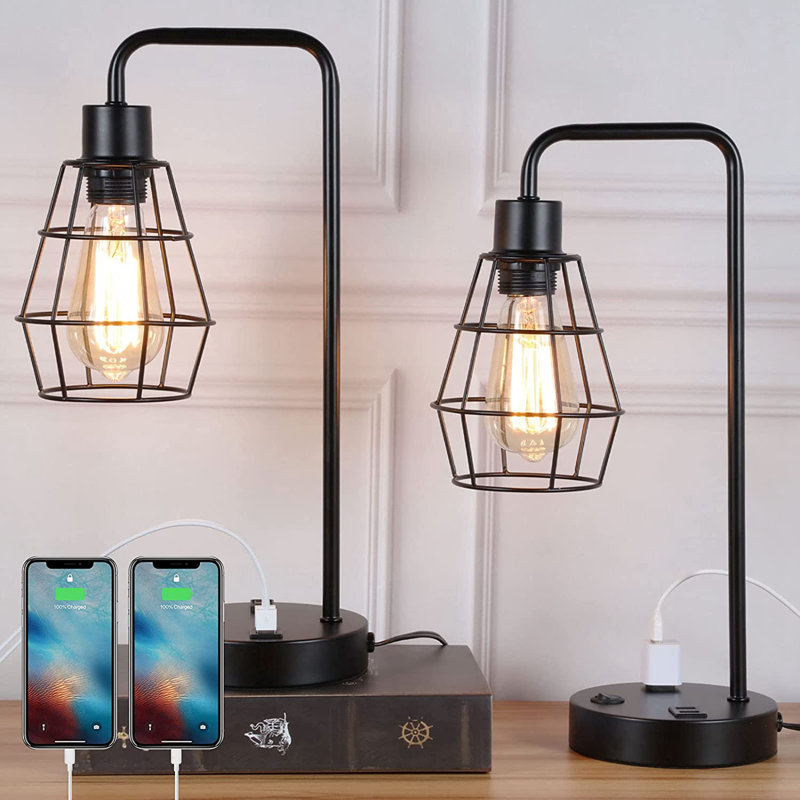 Playfair Metal USB Desk Lamp