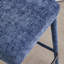 Tabouret de bar rembourré en tissu sans dossier bleu-904786164