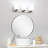 Lepe Metal Vanity Light with Opal Glass Shades-1207582443-1207038952