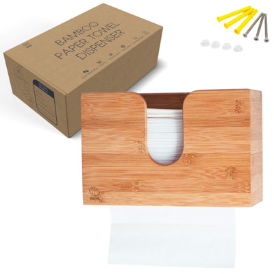 Prato Bamboo Paper Towel Holder