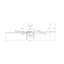 Ventilateur de plafond 60 pales 60 po Aldea