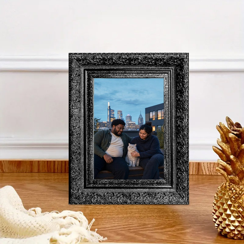 Cadre photo noir 1PC 11 po x 14 po avec finition maison, Black, 1, 11" W x 14" H