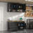 Heavy-Duty Modular Garage Storage Cabinet Set With Oak Worktop And Soft-Close Features
