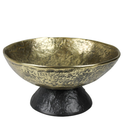 Isola Bowl, Brass & Black