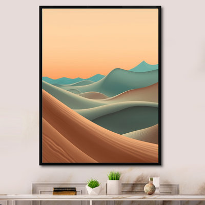 Desert Sands I - paysages, impressions sur toile
