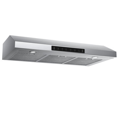 VIKIO 30" 900 CFM Ducted Under Cabinet Range Hood in with Removable GU10 LED and Gesture Control
