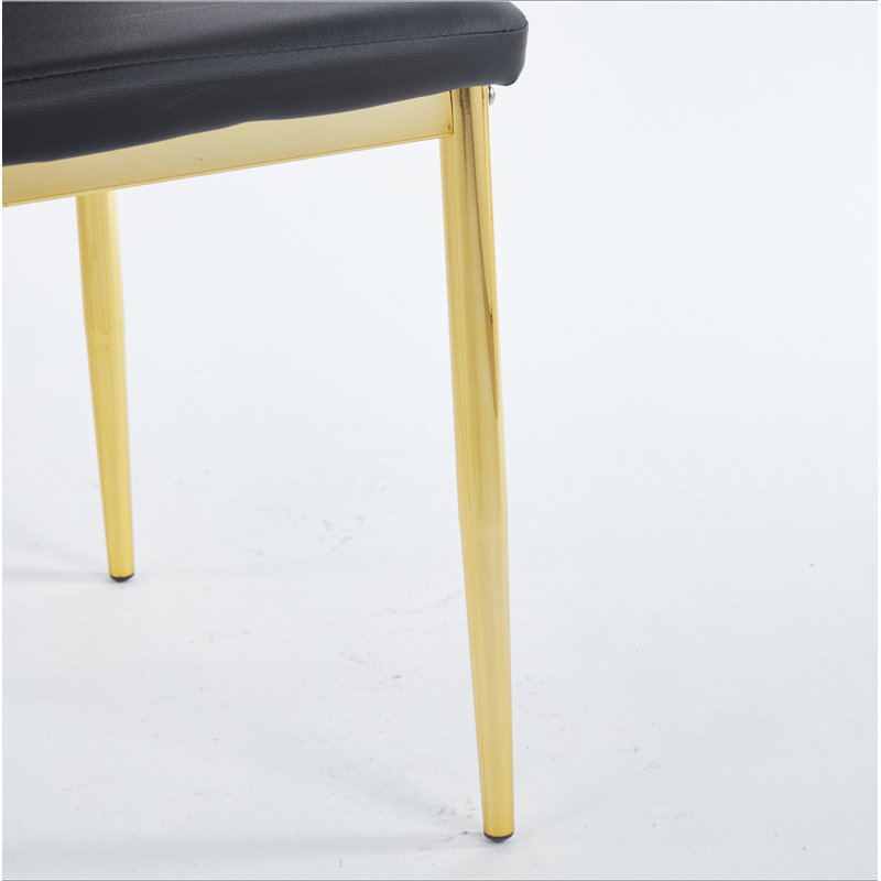 Ensemble de salle à manger 1 + 4,5 pièces, table de salle à manger à pieds en métal pour 4 personnes avec plateau en verre, table de salle à manger à piédestal, table basse de loisirs