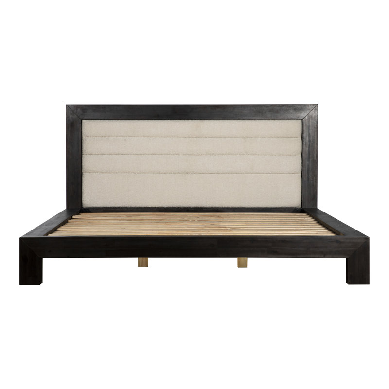Ashroft Upholstered Bed, Beige, King