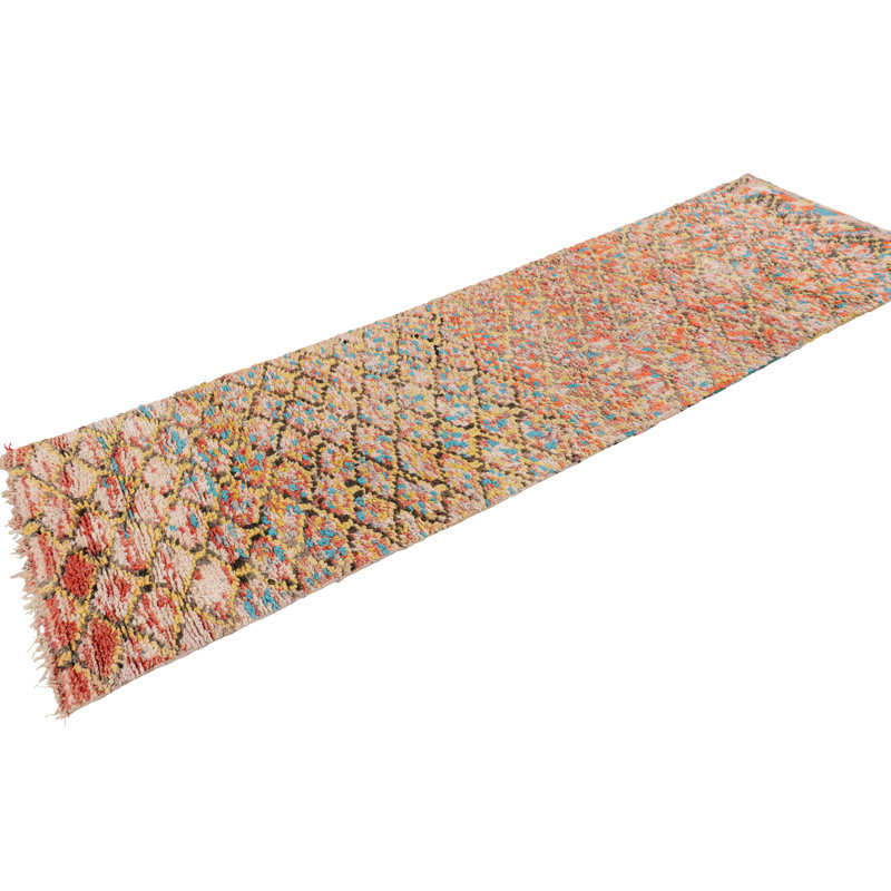 One-of-a-Kind 2'7”x8'8” Hand Knotted Area Rug