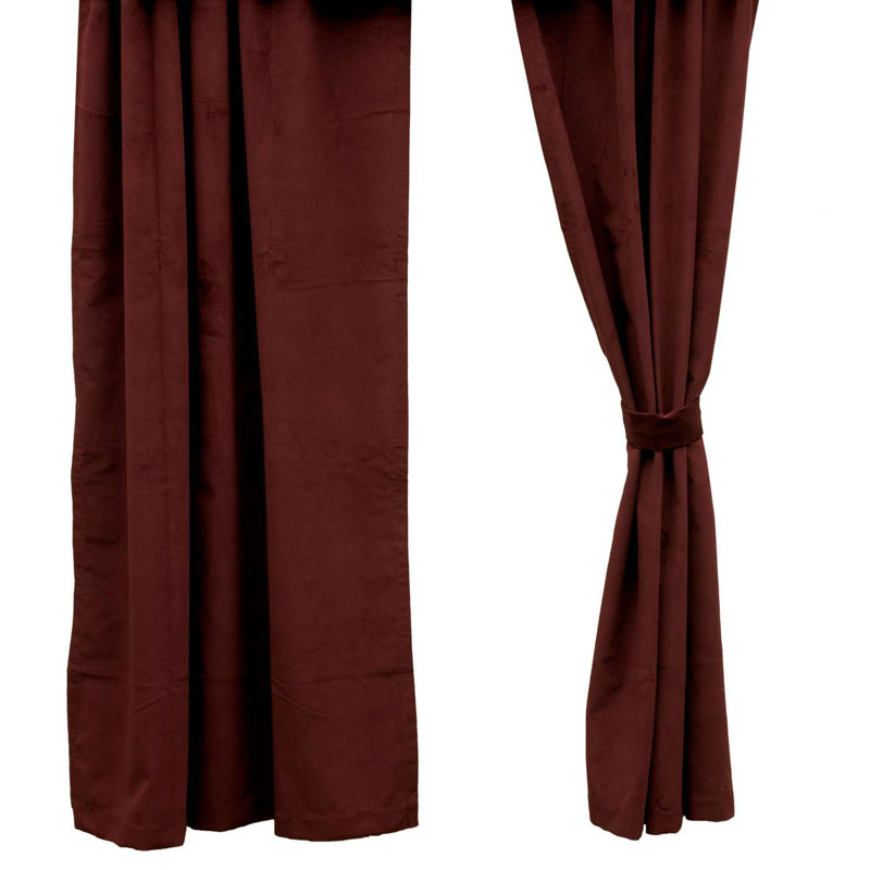 Wooded River Deer Meadow II - Drape Set - (2 panels/2 tiebacks), Taupe