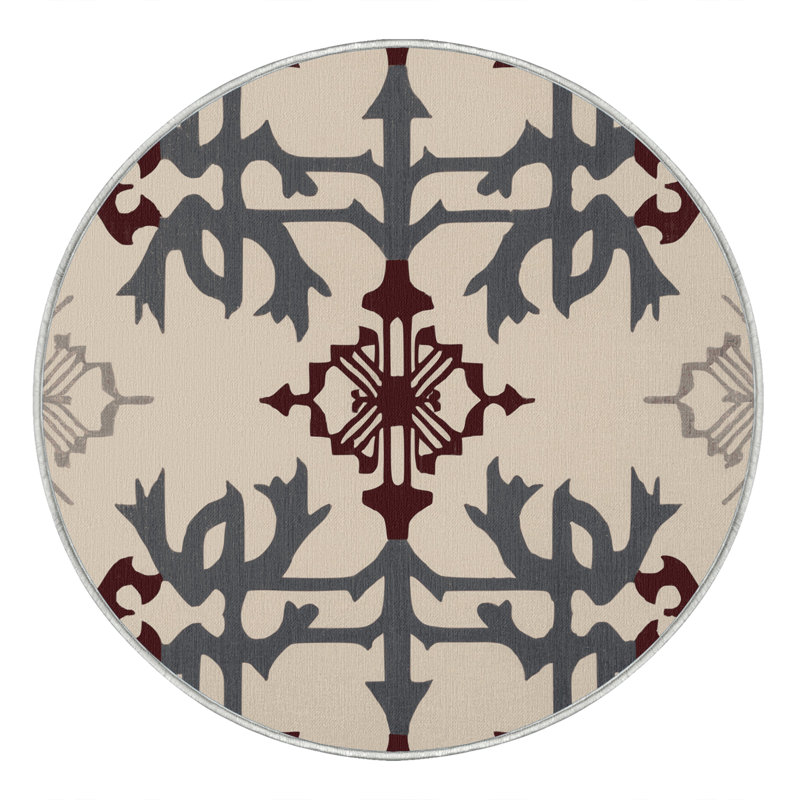 Tapis à facettes décalées, Rond 5 pi
