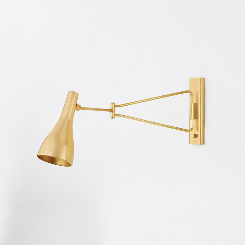 Northford Wall Sconce, Aged Brass, 5.75"Hx16.25" Dia.