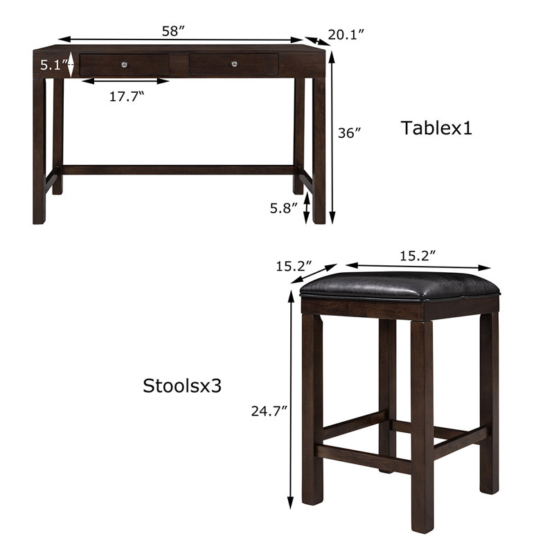 58'' Console Table