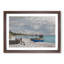 The Beach at Sainte Adresse by Claude Monet - Framed Print-62781179-62781189