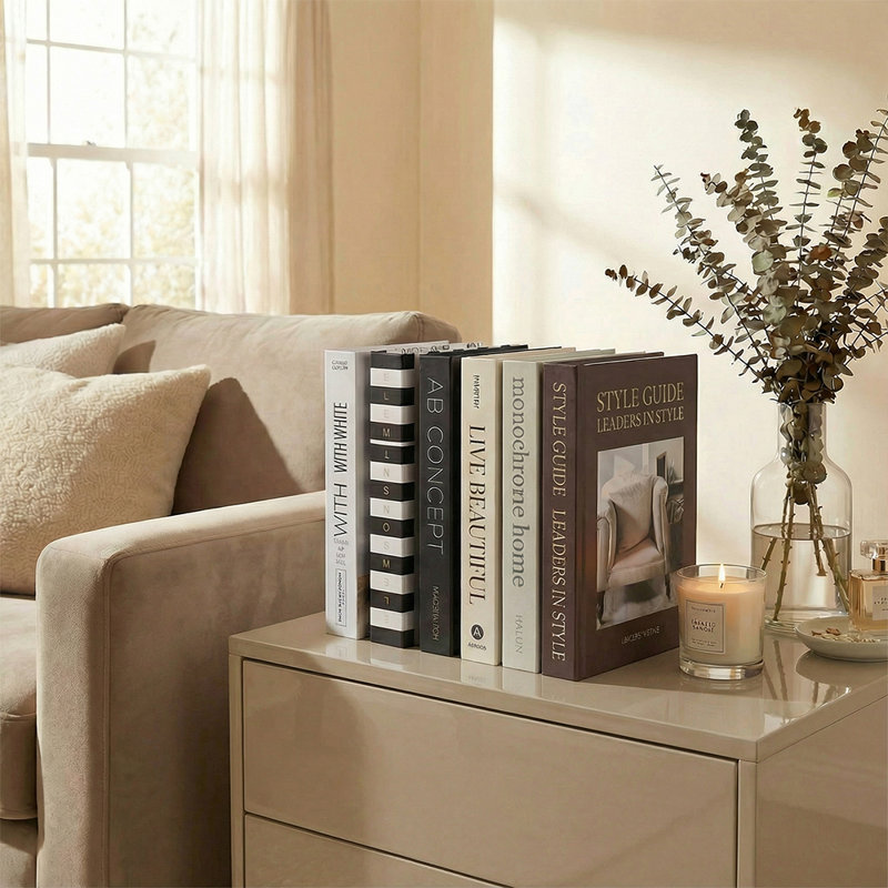 Modern 6 Piece Foldable Decorative Book (Set Of 6)