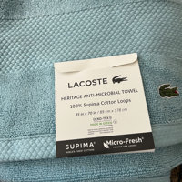 Lacoste Heritage Antimicrobial Wash Towel In Multi