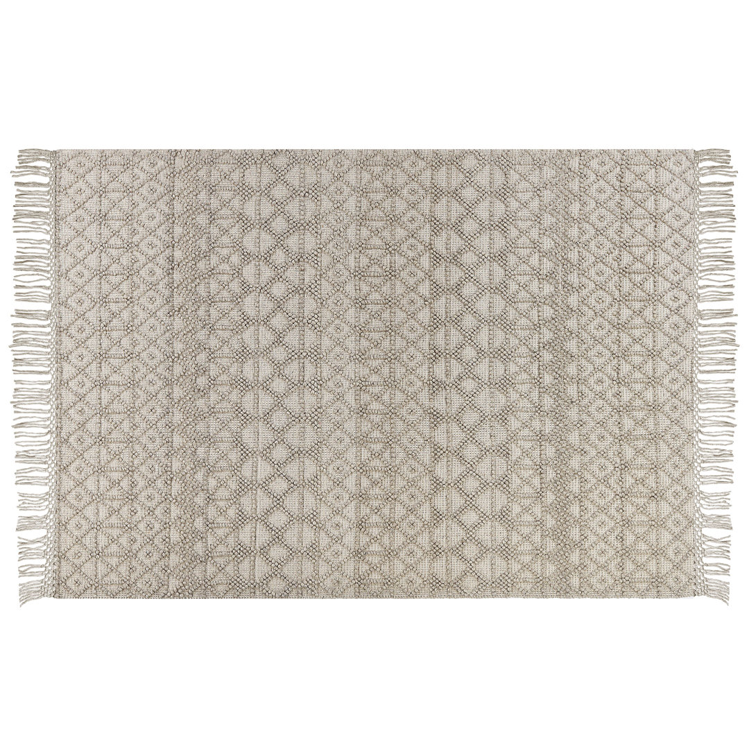 Handgetufteter Teppich Oxly in Beige