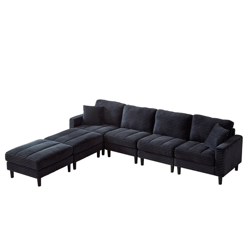 122.5-Inch Oversized U-Shaped Modular Sofa