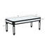 Table basse argentée avec miroir-2088615291
