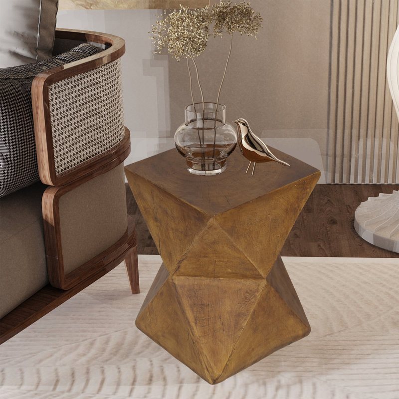 Lamberton Concrete Block End Table