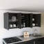  Armoire murale Peoria, quatre tablettes intérieures-793469556