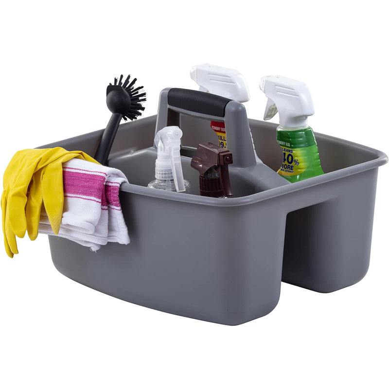 Serviteur de nettoyage tout usage Mighty Tuff, gris / noir, paquet de 2