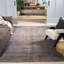 Tapis gris / or en laine / viscose noué à la main Diokles-1794026363