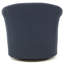 Fauteuil demi-tonneau pivotant en polyester 30,5 po Anstett-267701716