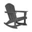 Chaise Adirondack à bascule en plastique / résine Laguna (ensemble de 4)-259206299