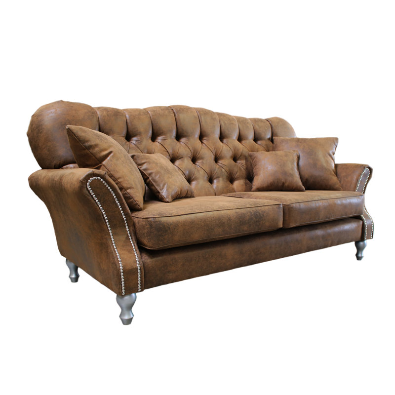 Sequoia Faux Leather Sofa