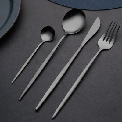 Mercer41 Treyanna Stainless Steel Flatware Set - Service for 6
