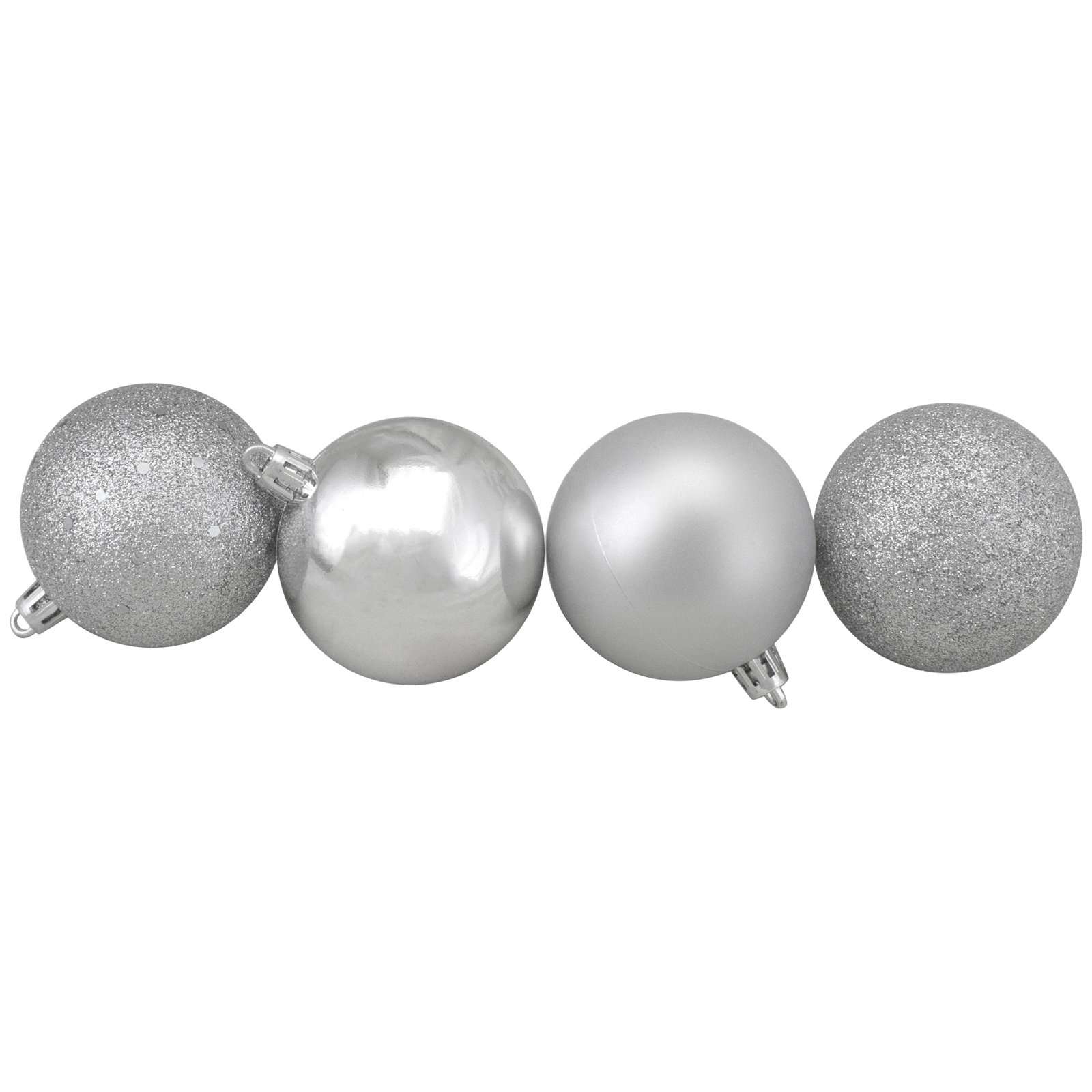 Shatterproof Bauble, 2.4'' H X 2.4'' W X 2.4'' D, Silver