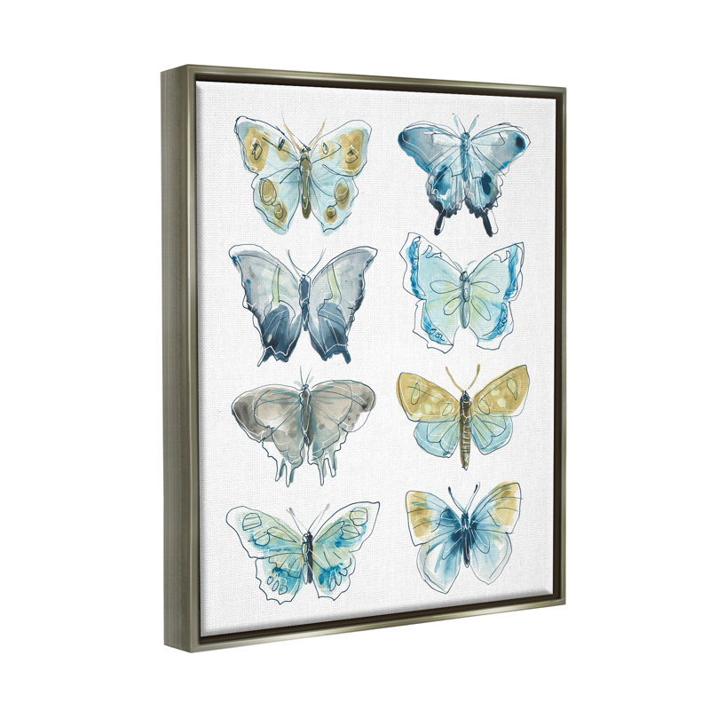«Varied Butterflies and Moths Insect» par June Erica Vess - impression, H 21 po x l 17 po x P 1,7 po