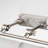 Winchfield Large Picture Light in Polished Nickel and White Marble